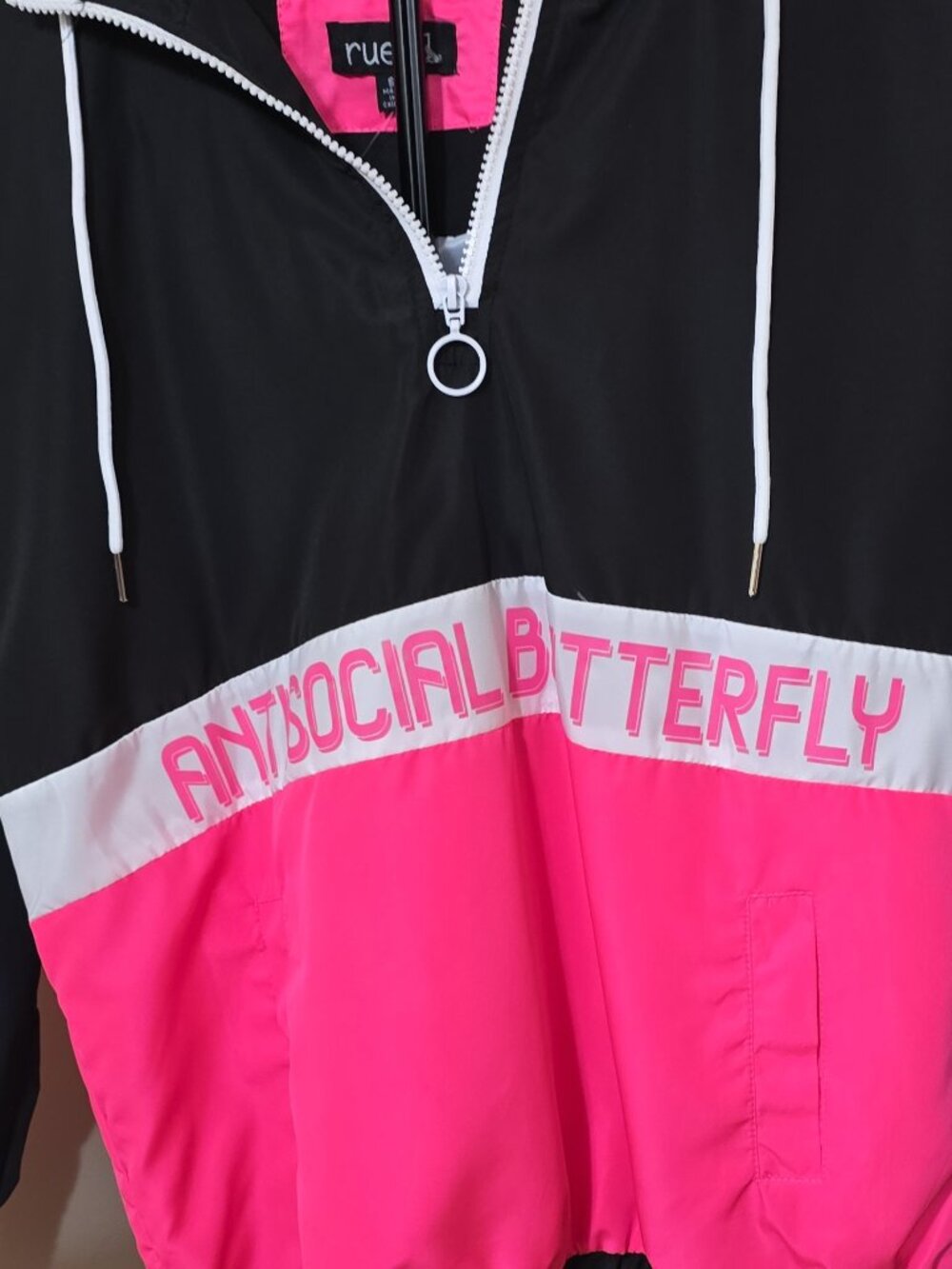 Women's Colorblock Anorak / Pullover Windbreaker Jacket